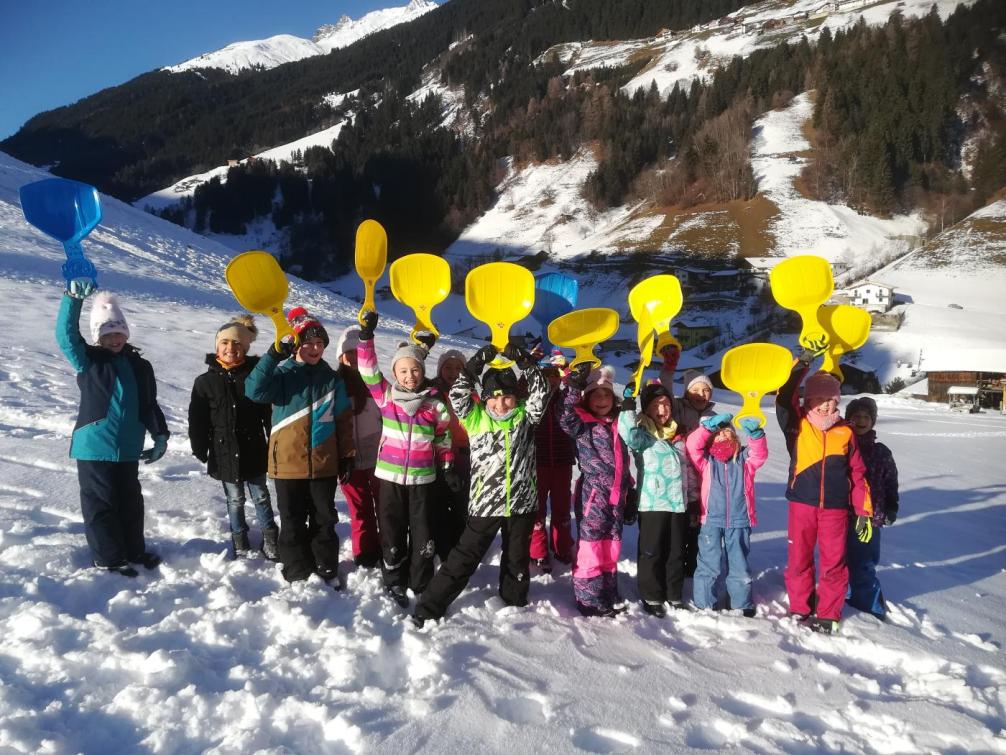 Rutschen im Schnee